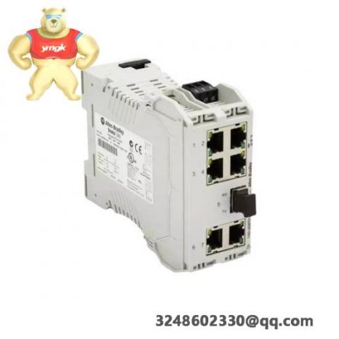 Rockwell Stratix 2000 Ethernet Switch, Industrial Grade Network Solution, AB 1783-US06T01F