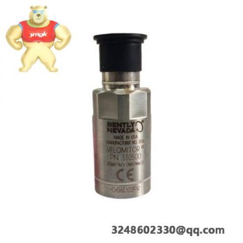 American Bentley 330500-02-04 Velomitor Piezo-Velocity Sensor, High Temperature Resistant, Non-Contact Installation