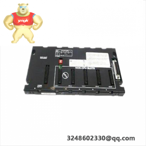 GE IC693CHS398G I/O Expansion Baseplate, 6 Slots Total, 25-pin D-shell Female Connector