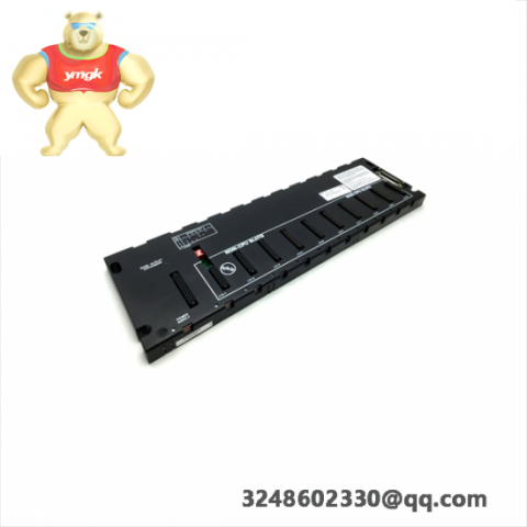 GE IC693CHS392 PLC Expansion Baseplate, 10 I/O Slots, 5V DC